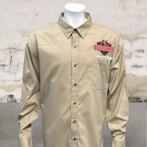 Tampa Bay Buccaneers Stadium Club Exclusive Embroidered Long Sleeve Shirt 3XL 3X